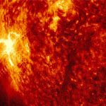 Who had Earthquakes followed by Solar Flares?