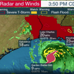 Hurricane Laura Strengthens Into a Category 4