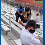 Not wearing a mask at a middle school football game? That's a tasering